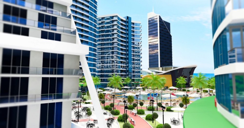 Emlak inşaat halinde 55.7 m² Daire - Lech ve Maria Kachinsky, Batumi, Gürcistan