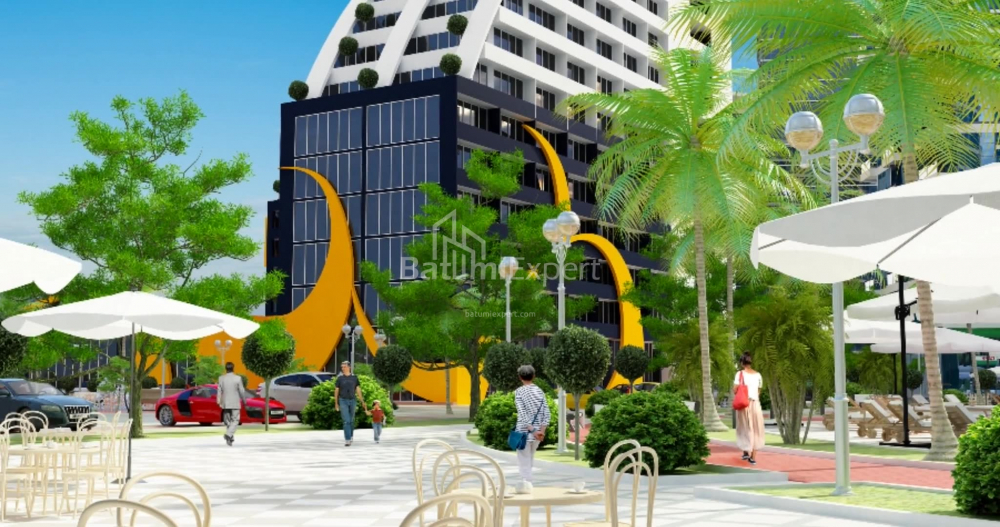 Emlak inşaat halinde 34.8 m² Daire - Lech ve Maria Kachinsky, Batumi, Gürcistan