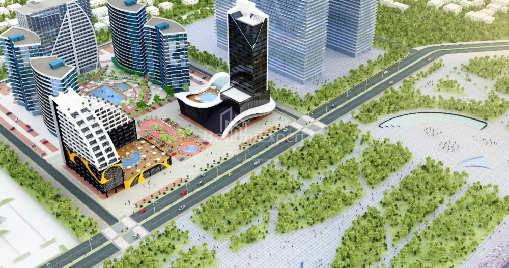Emlak inşaat halinde 30.7 m² Daire - Lech ve Maria Kachinsky, Batumi, Gürcistan