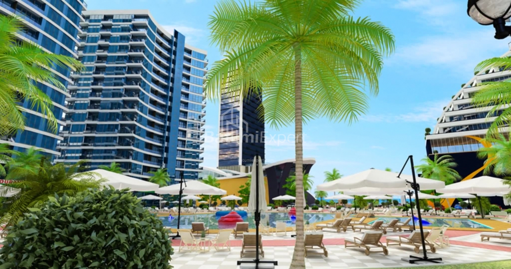 Emlak inşaat halinde 74.8 m² Daire - Lech ve Maria Kachinsky, Batumi, Gürcistan