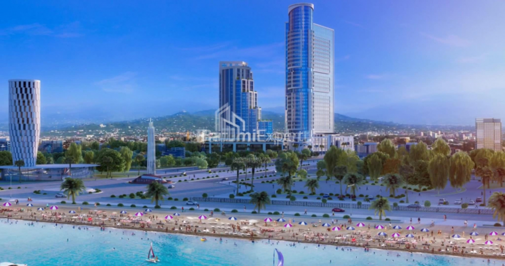 Daire 59.4 m² Daire - Kahramanlar Sokağı, Batumi, Gürcistan