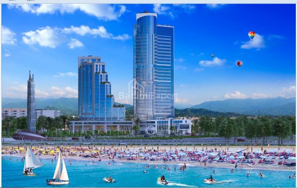 Daire 54 m² Daire - Kahramanlar Sokağı, Batumi, Gürcistan