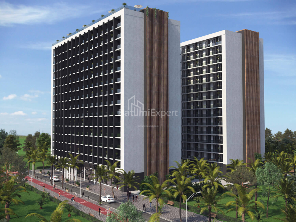 Emlak inşaat halinde 26.7 m² Daire - Lech ve Maria Kachinsky, Batumi, Gürcistan