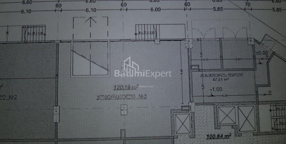 Daire 120 m² Daire - Yurievskaya, Batumi, Gürcistan