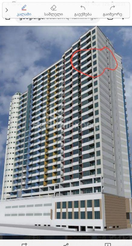 Daire 98 m² Daire - Yusuf Kobaladze, Batumi, Gürcistan