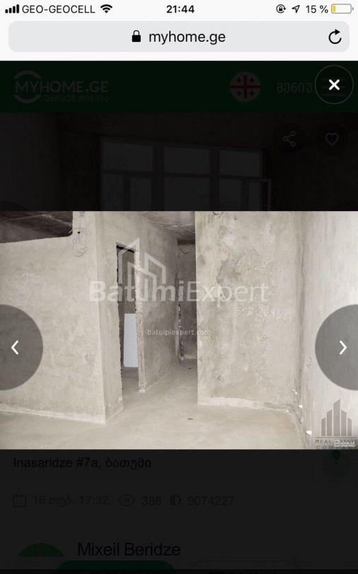Daire 41 m² Daire - Yurievskaya, Batumi, Gürcistan