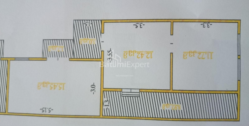 Daire 50 m² Daire - Yurievskaya, Batumi, Gürcistan