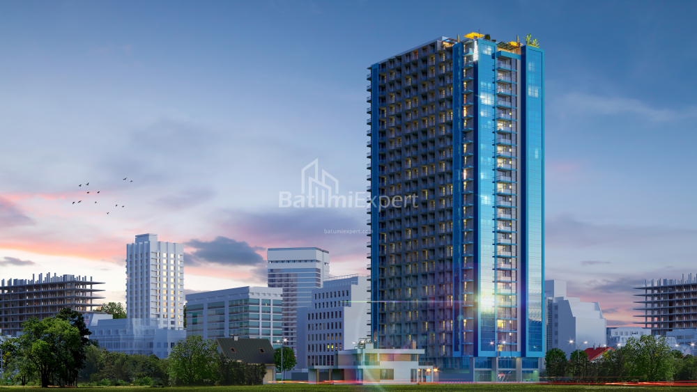 Emlak inşaat halinde 55.8 m² Daire - Grigola Lortkipanidze, Batumi, Gürcistan