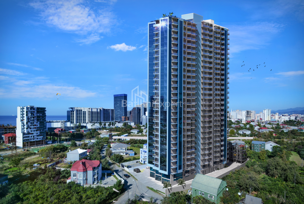 Emlak inşaat halinde 50.5 m² Daire - Grigola Lortkipanidze, Batumi, Gürcistan