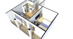 Daire 46.4 m² Daire - Luki Asatiani, Batumi, Gürcistan