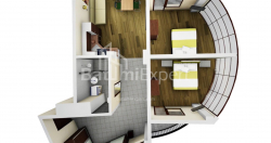 Daire 84.98 m² Daire - Mezgvarta, Chakvi, Gürcistan