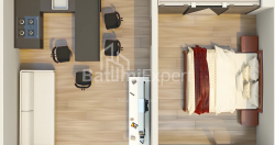 Daire 55.1 m² Daire - Mezgvarta, Chakvi, Gürcistan