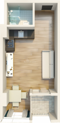 Daire 35.37 m² Daire - Mezgvarta, Chakvi, Gürcistan