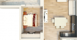 Daire 2-oda 66.7 m² - Mezgvarta, Chakvi
