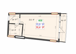 Daire 35 m² Daire - Lech ve Maria Kachinsky, Batumi, Gürcistan
