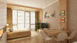 Daire 35 m² Daire - Lech ve Maria Kachinsky, Batumi, Gürcistan