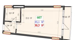 Daire 35.1 m² Daire - Lech ve Maria Kachinsky, Batumi, Gürcistan