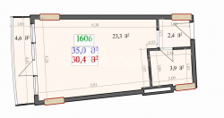 Emlak inşaat halinde 35 m² Daire - Lech ve Maria Kachinsky, Batumi, Gürcistan