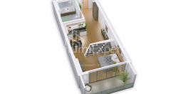 Daire 59.4 m² Daire - Kahramanlar Sokağı, Batumi, Gürcistan