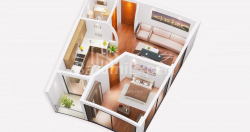 Daire 59.4 m² Daire - Kahramanlar Sokağı, Batumi, Gürcistan