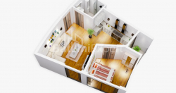 Daire 59.4 m² Daire - Kahramanlar Sokağı, Batumi, Gürcistan