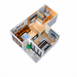 Daire 2-oda 60 m² - Lado Gudiaşvili, Batumi