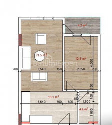 Daire 2-oda 58 m² - İlya Çavçavadze, Batumi
