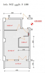 Daire 1-oda 41 m² - Alexandra Griboyedova, Batumi
