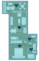 Emlak inşaat halinde 50.3 m² Daire - Rustaveli, Chakvi, Gürcistan