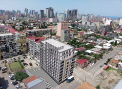 Emlak inşaat halinde 2-oda 58.5 m² - Komakhidze, Batumi