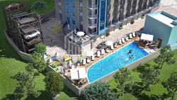 Emlak inşaat halinde 38.5 m² Daire - Grigola Lortkipanidze, Batumi, Gürcistan