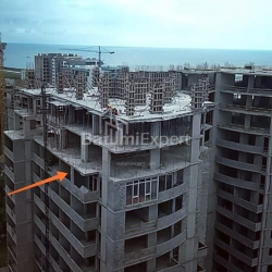 Emlak inşaat halinde 1-oda 36 m² - Şerif Khimshiashvili, Batumi
