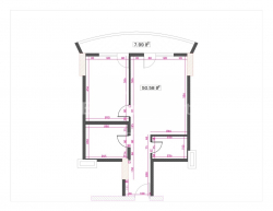 Daire 58 m² Daire - fridion halvaşi, Batumi, Gürcistan