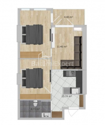 Daire 57 m² Daire - Ekvtime Takaishvili, Batumi, Gürcistan