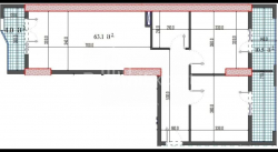 Daire 79.3 m² Daire - Lado Gudiaşvili, Batumi, Gürcistan