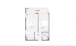 Daire 2-oda 58.8 m² - Haydara Abashidze, Batumi