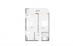 Daire 2-oda 58.8 m² - Haydara Abashidze, Batumi